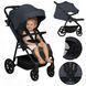 Прогулочная коляска Lionelo IVA GREY GRAPHITE (арт. 112116682) &mdash; фото 1 купить в Украине | KolysochkaBaby