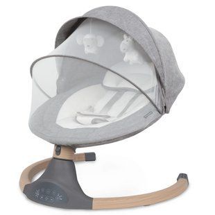 Гойдалка Kidwell Luxi dark melang/wooden (арт. KLWMD) &mdash; купити в Україні |  Колисочка