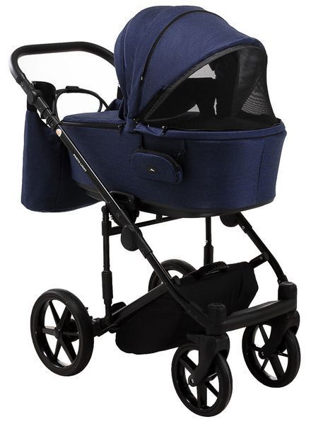 Коляска 2 в 1 Adamex Porto Light Tip TK-12 темно-синий (арт. 625698) &mdash; купить в Украине |  Колисочка