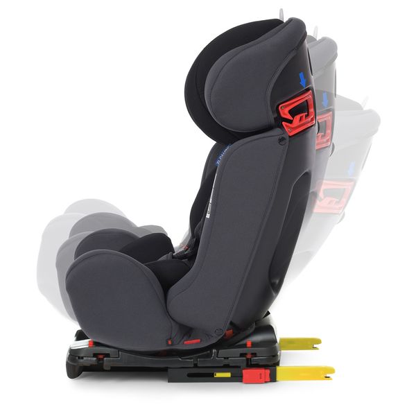 Автокрісло ME 1041 BRAVO ISOFIX Royal Black дитяче, група 0+/1-2-3, isofix, чорний ME 1041 Royal Black фото