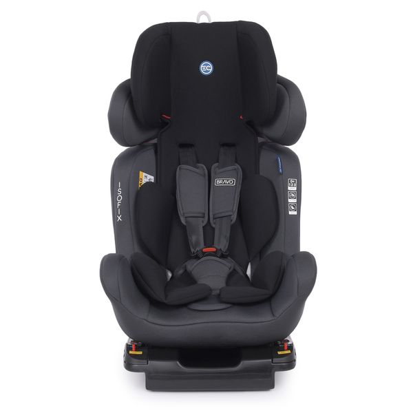 Автокрісло ME 1041 BRAVO ISOFIX Royal Black дитяче, група 0+/1-2-3, isofix, чорний ME 1041 Royal Black фото