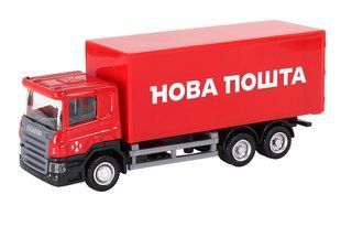 Автомодель 250414U SCANIA НОВА ПОШТА TECHNODRIVE (арт. Маш2517) &mdash; купить в Украине | KolysochkaBaby
