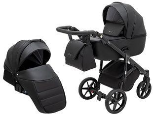 Коляска 2 в 1 Adamex Nola Eco SA-2 черный (арт. 681677) &mdash; купити в Україні |  Колисочка