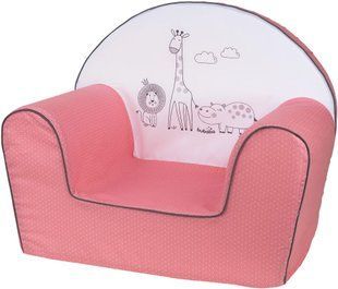 Крісло дитяче Bubaba by FreeON Safari, pink (арт. 41694) &mdash; купити в Україні |  Колисочка