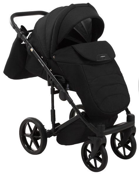 Коляска 2 в 1 Adamex Porto Light Tip TK-53 черный (арт. 680960) &mdash; купить в Украине |  Колисочка