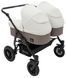 Коляска 2 в 1 для двойни Bair Sorento DUO BS-03 слоновая кость / капучино (арт. 680815) &mdash; фото 3 купити в Україні |  Колисочка