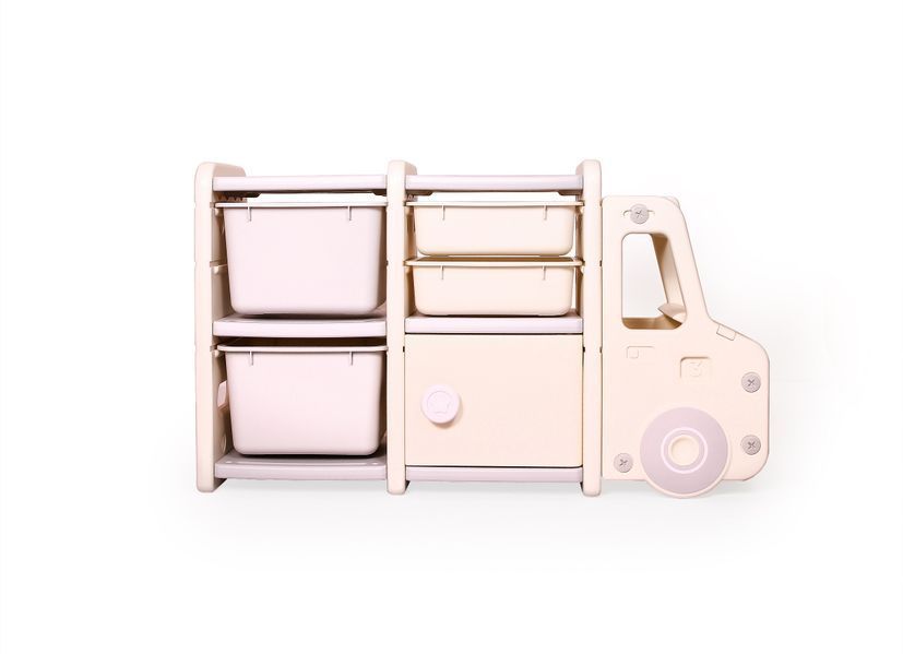 Стелаж для дитячих іграшок Машинка на 2 секції Babyhood BP-104A (арт. BP-104A) &mdash; купити в Україні | KolysochkaBaby