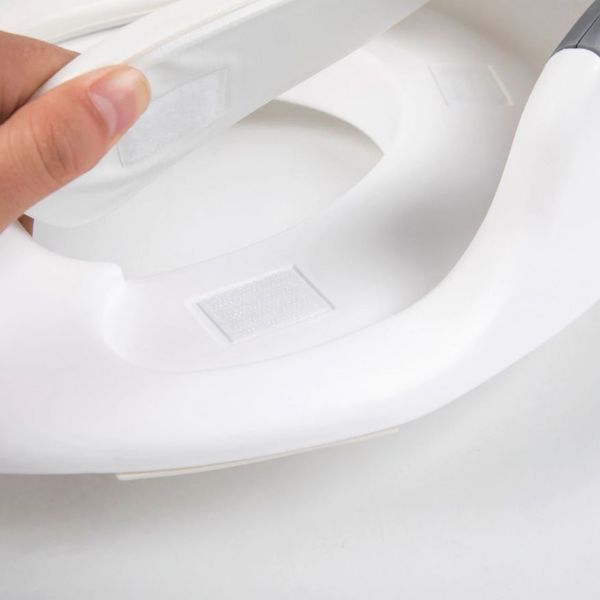 Дитяче сидіння для унітазу FreeON, white - grey (арт. 38763) &mdash; купити в Україні |  Колисочка