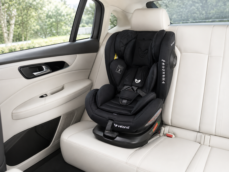 Автокрісло VELANO Aura 360&deg; i-Size 40&ndash;150 см, ISOFIX, black (арт. 48415) &mdash; купить в Украине |  Колисочка