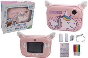 Фотоапарат з принтером "Unicorn" 2 камери (основна і фронтальна), MicroSD 32GB (в комплекті), USB, (арт. Нас7033) &mdash; купити в Україні |  Колисочка