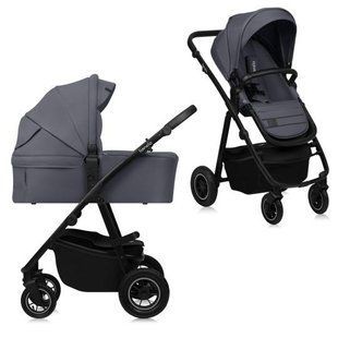 Универсальная коляска 2 в 1 Lionelo AMBER PLUS GREY GRAPHITE (арт. 94089711) &mdash; купити в Україні |  Колисочка