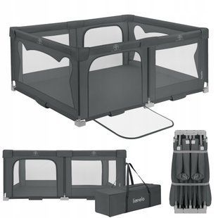 Манеж Lionelo FLORENCE EASY FOLD GREY GRAPHITE (арт. 115237994) &mdash; купити в Україні |  Колисочка