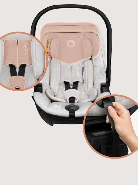Дитяче автокрісло Lionelo MOXIE I-SIZE BEIGE SAND (арт. 104939282) &mdash; купити в Україні |  Колисочка