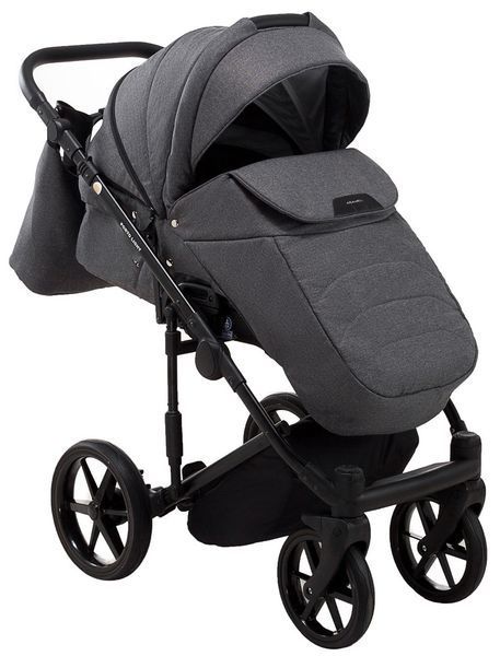 Коляска 2 в 1 графит Adamex Porto Light Tip TK-57 (арт. 625702) &mdash; купить в Украине |  Колисочка