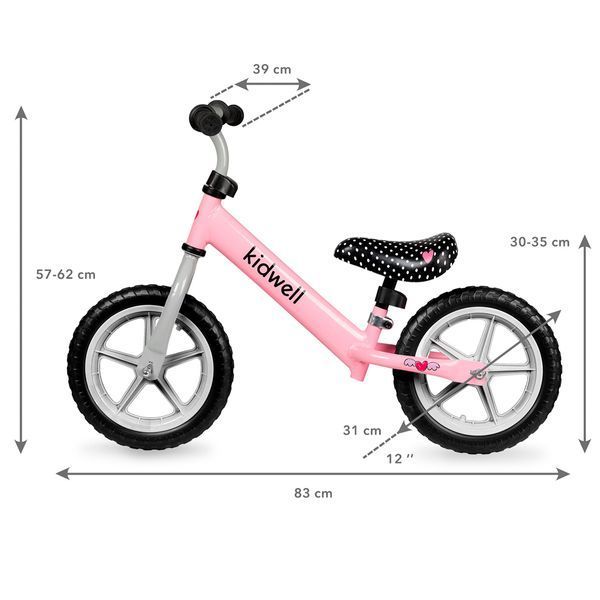 Велобіг Kidwell Rebel pink (арт. KRP) &mdash; купить в Украине |  Колисочка