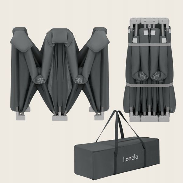 Манеж Lionelo FLORENCE EASY FOLD GREY GRAPHITE (арт. 115237994) &mdash; купити в Україні |  Колисочка