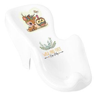 Горка для купания Tega WILD & FREE Anti-slip baby bath seat LITTLE DEER DZ-003-103-JELONEK white / pink (белый / розовый) (арт. 681317) &mdash; купить в Украине |  Колисочка