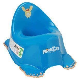 Горшок с антискользящим покрытием Tega Monsters MN-001-126 blue (голубой) (арт. 681255) &mdash; купити в Україні |  Колисочка