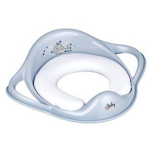 Накладка на унитаз мягкая Maltex Minimal Padded toilet trainer seat - Whale 6130_35 blue (голубой) (арт. 681158) &mdash; купить в Украине |  Колисочка
