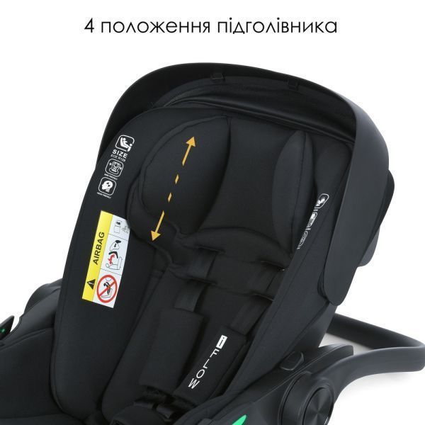 Автокресло El Camino i-FLOW ME 1198 Black (арт. 319828) &mdash; купить в Украине |  Колисочка