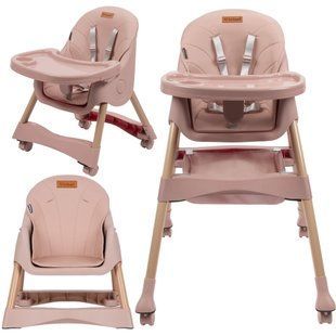 Стілець для годуваня Kidwell Karimi pink (арт. KKPI) &mdash; купити в Україні |  Колисочка