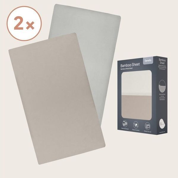 Простирадло Lionelo BAMBOO SHEET OFF WHITE BEIGE 118x60 (арт. 115811610) &mdash; купити в Україні |  Колисочка