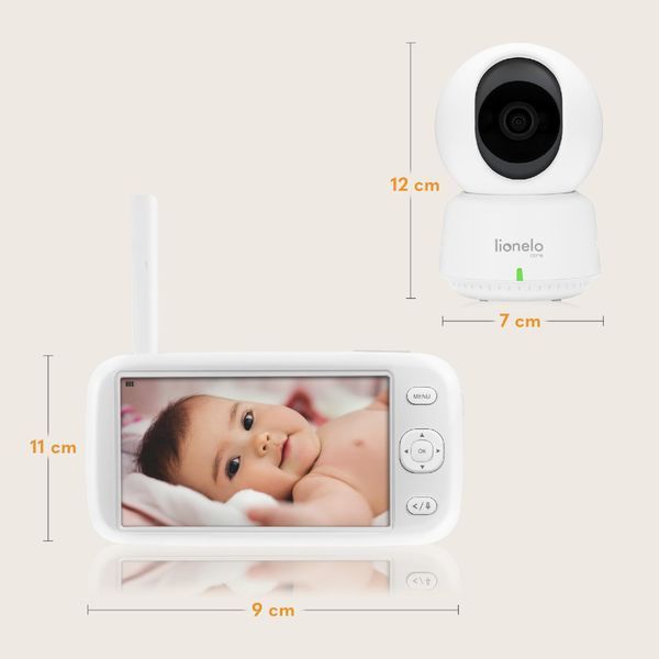 Видеоняня Lionelo BABYLINE 9.2 AI (арт. 119687944) &mdash; купить в Украине |  Колисочка
