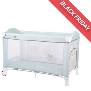 Ліжко-манеж дитяче FreeON Balloon elephant, dusty mint (арт. 45845) &mdash; купити в Україні |  Колисочка