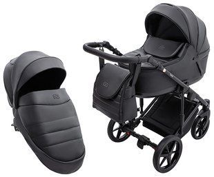 Коляска 2 в 1 Adamex Locco Eco SA-2 черный (арт. 681026) &mdash; купити в Україні |  Колисочка