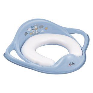 Накладка на унитаз мягкая Maltex Zebra Padded toilet trainer seat 6181_35 blue (голубой) (арт. 681207) &mdash; купить в Украине |  Колисочка
