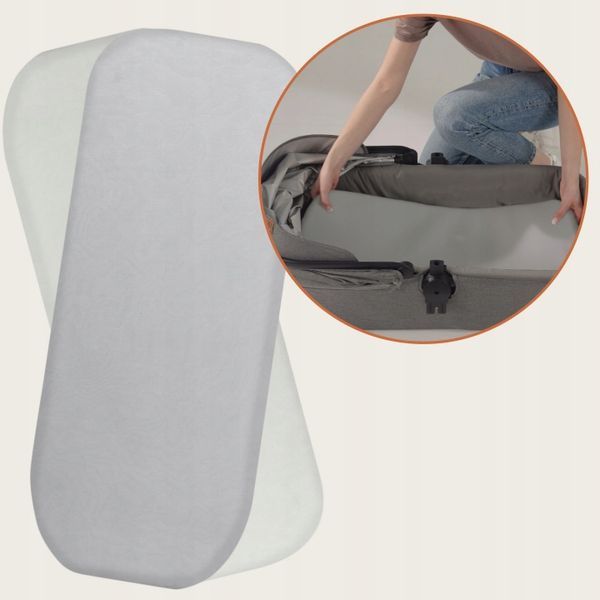 Простирадло Lionelo BAMBOO SHEET OFF WHITE GREY 118x60 (арт. 115850229) &mdash; купити в Україні |  Колисочка