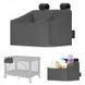 Органайзер для кроватки Lionelo SIDEPOCKET SMALL GREY (арт. 121655351) &mdash; фото 1 купить в Украине |  Колисочка
