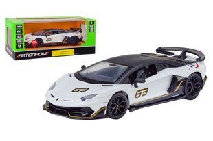Машина металева 68269A 1:24 "Lamborghini SVJ", на батарейки, світло, звук, відкриваються двері, капо (арт. Маш6928) &mdash; купить в Украине |  Колисочка