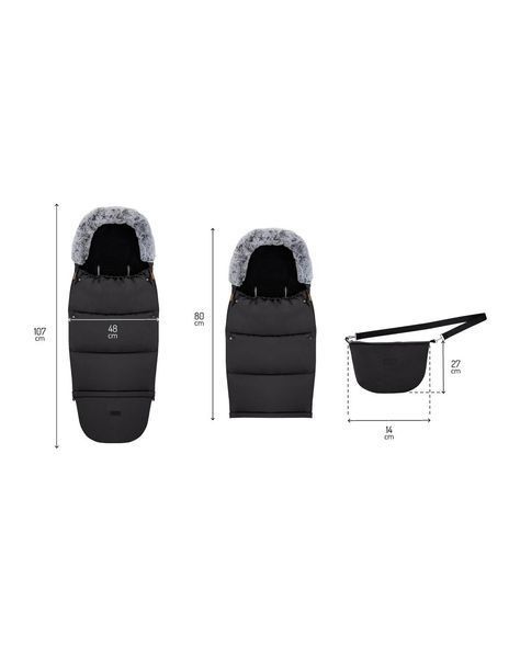 Конверт для коляски MoMi SARDI Black (арт. 117234839) &mdash; купити в Україні |  Колисочка