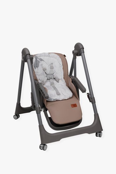 Стілець-гойдалка для годування дитини 2 в 1 VELANO Nomi, brown (арт. 45682) &mdash; купити в Україні | KolysochkaBaby