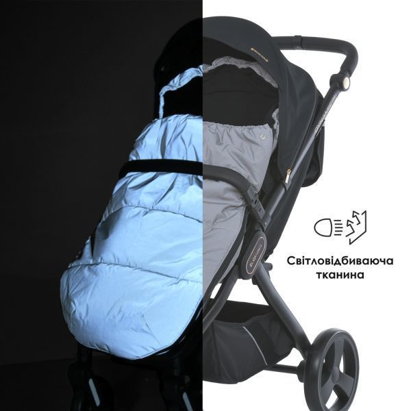 Конверт в коляску ME 1131 Footmuff Plus Reflective (арт. 290410) &mdash; купити в Україні |  Колисочка