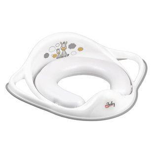 Накладка на унитаз мягкая Maltex Zebra Padded toilet trainer seat 6181_60 white (белый) (арт. 681210) &mdash; купить в Украине |  Колисочка