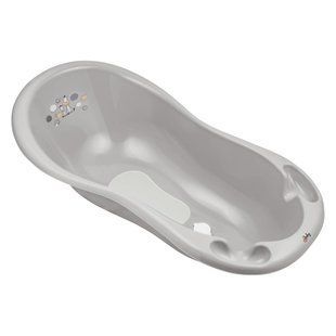Ванна 100 см с пробкой и антискользящим ковриком Maltex Zebra Bathtub 100 cm with plug and anti-slip mat 6753_90 gray (серый) (арт. 681229) &mdash; купить в Украине |  Колисочка