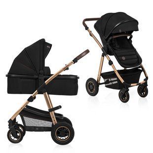 Универсальная коляска 2 в 1 Lionelo AMBER BLACK ONYX (арт. 82220063) &mdash; купить в Украине |  Колисочка