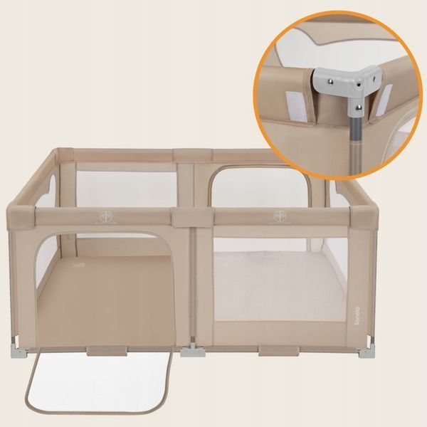 Манеж Lionelo FLORENCE EASY FOLD BEIGE SAND (арт. 115883225) &mdash; купить в Украине | KolysochkaBaby