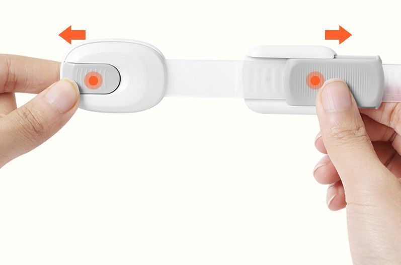 Набір універсальних замків 22 см сірий колір 3 шт Babyhood BH-605B (арт. BH-605B) &mdash; купить в Украине |  Колисочка