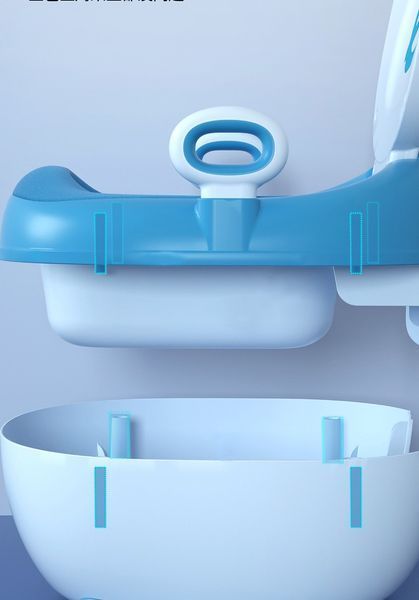 Дитячий горщик Лу Лу блакитний колір Babyhood BH-128B (арт. BH-128B) &mdash; купити в Україні | KolysochkaBaby