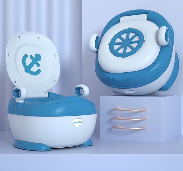Дитячий горщик Лу Лу блакитний колір Babyhood BH-128B (арт. BH-128B) &mdash; купити в Україні | KolysochkaBaby