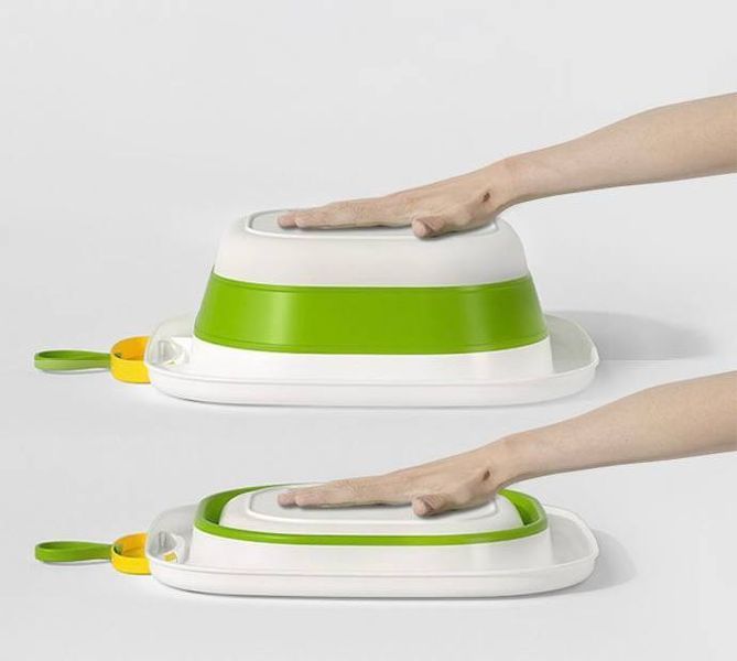 Складний тазик Мінімал, зелений Babyhood BH-750G (арт. BH-750G) &mdash; купити в Україні | KolysochkaBaby