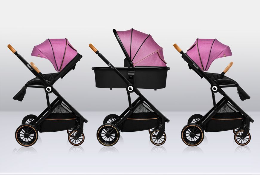 Универсальная коляска 3 в 1 Lionelo RIYA PINK VIOLET (арт. 34573928) &mdash; купить в Украине |  Колисочка