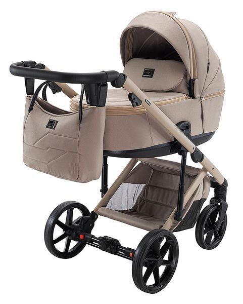 Коляска 2 в 1 Adamex Dolce Natura 4 cappuccino (арт. 681868) &mdash; купить в Украине | KolysochkaBaby