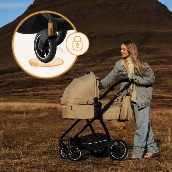 Универсальная коляска 3 в 1 Lionelo MERIL 3IN1 BEIGE SAND (арт. 98000332) &mdash; купить в Украине |  Колисочка