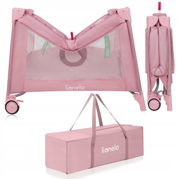 Манеж Lionelo MILLE PLUS PINK (арт. 109110170) &mdash; купити в Україні | KolysochkaBaby