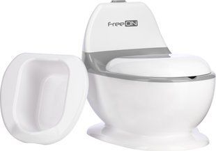 Дитячий горщик FreeON зі звуком змиву, white (арт. 49249) &mdash; купити в Україні |  Колисочка