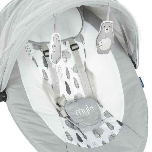 Укачивающий центр ME 1074 MYLA Soft Gray (арт. 266800) &mdash; купить в Украине |  Колисочка